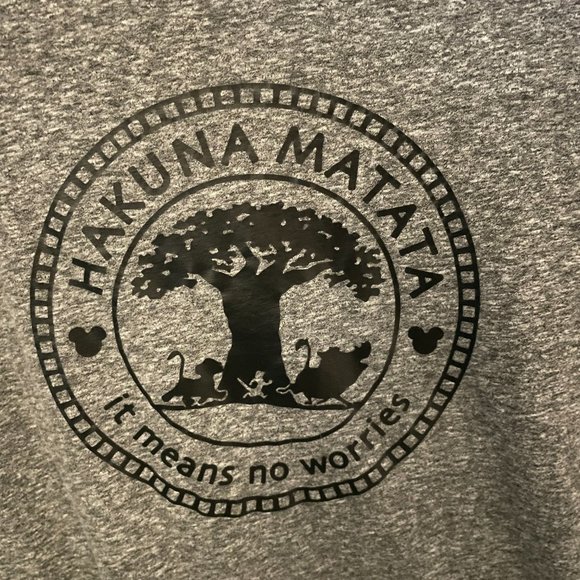 2/$10 Hakuna Matata Lion King tee shirt / Disney World Disneyland Animal Kingdom - Picture 2 of 3